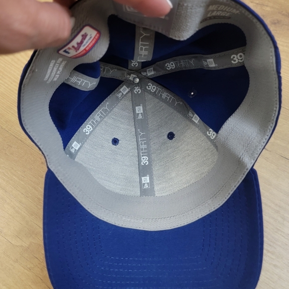 Dodgers Baseball Cap New Era 39 thirty "D" Decal - Picture 5 of 7